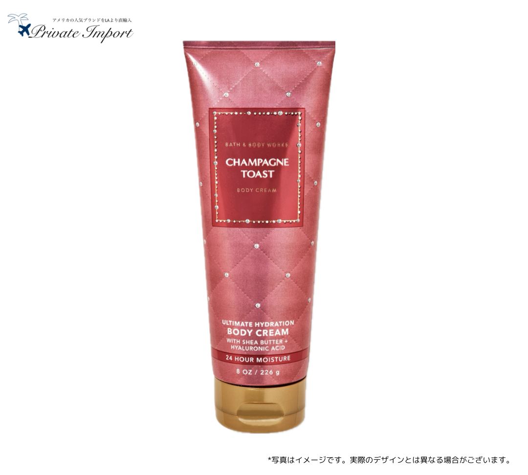 【Bath and Body Works / バスアンドボディワークス】 Body Cream - Champagne Toast /  ボディークリーム - シャンパントースト