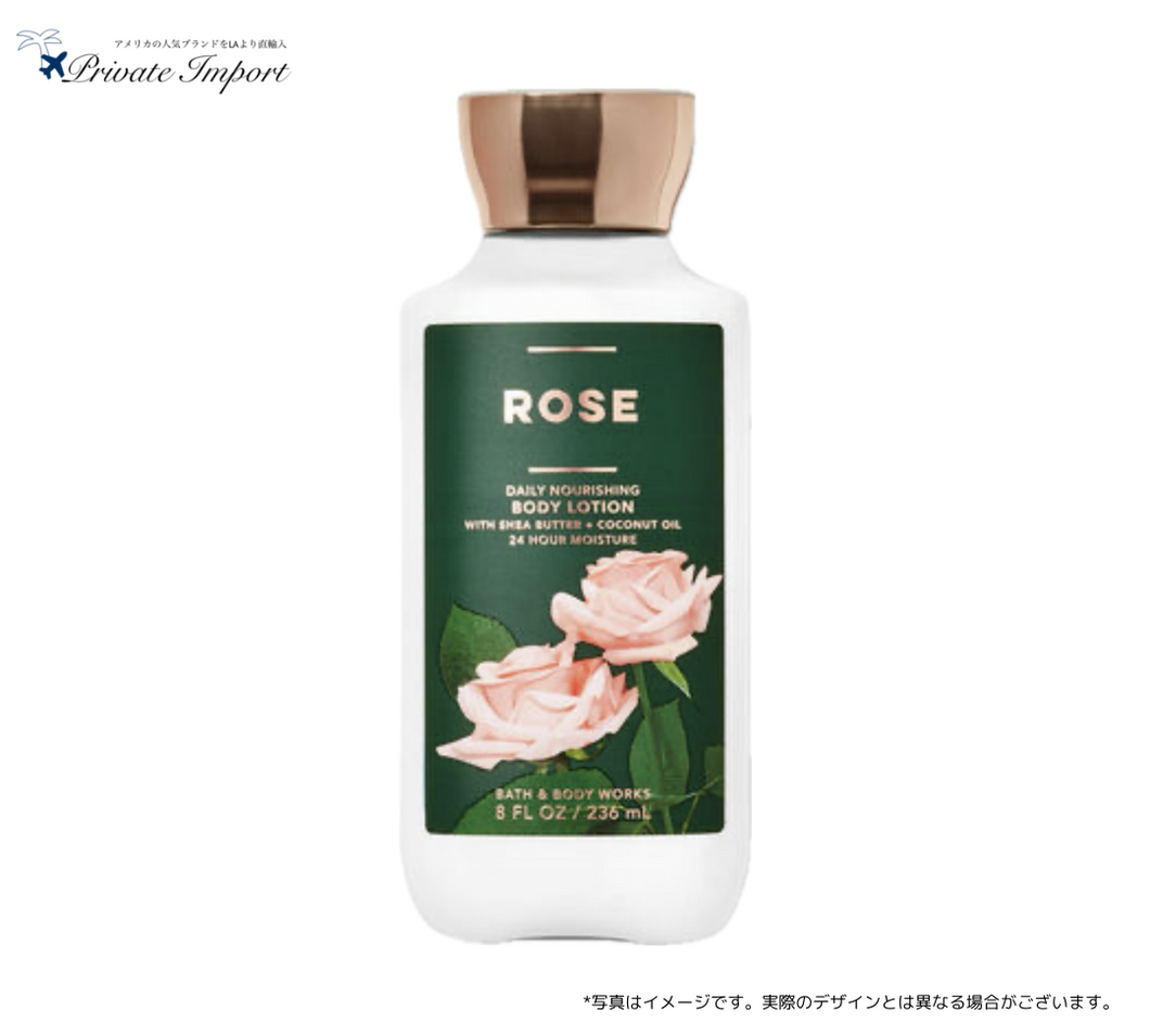 【Bath and Body Works / バスアンドボディワークス】 Super Smooth Body Lotion - ROSE/ ボディローション -ローズ