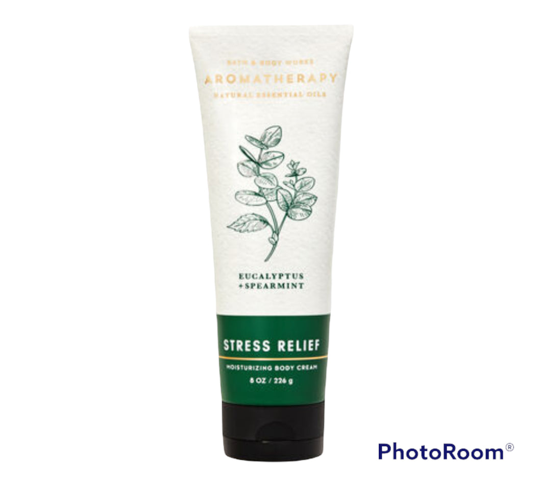 【Bath and Body Works / バスアンドボディワークス】【アロマセラピーシリーズ】Body Cream - EUCALYPTUS  SPEARMINT / ボディークリーム - ユーカリスペアミント